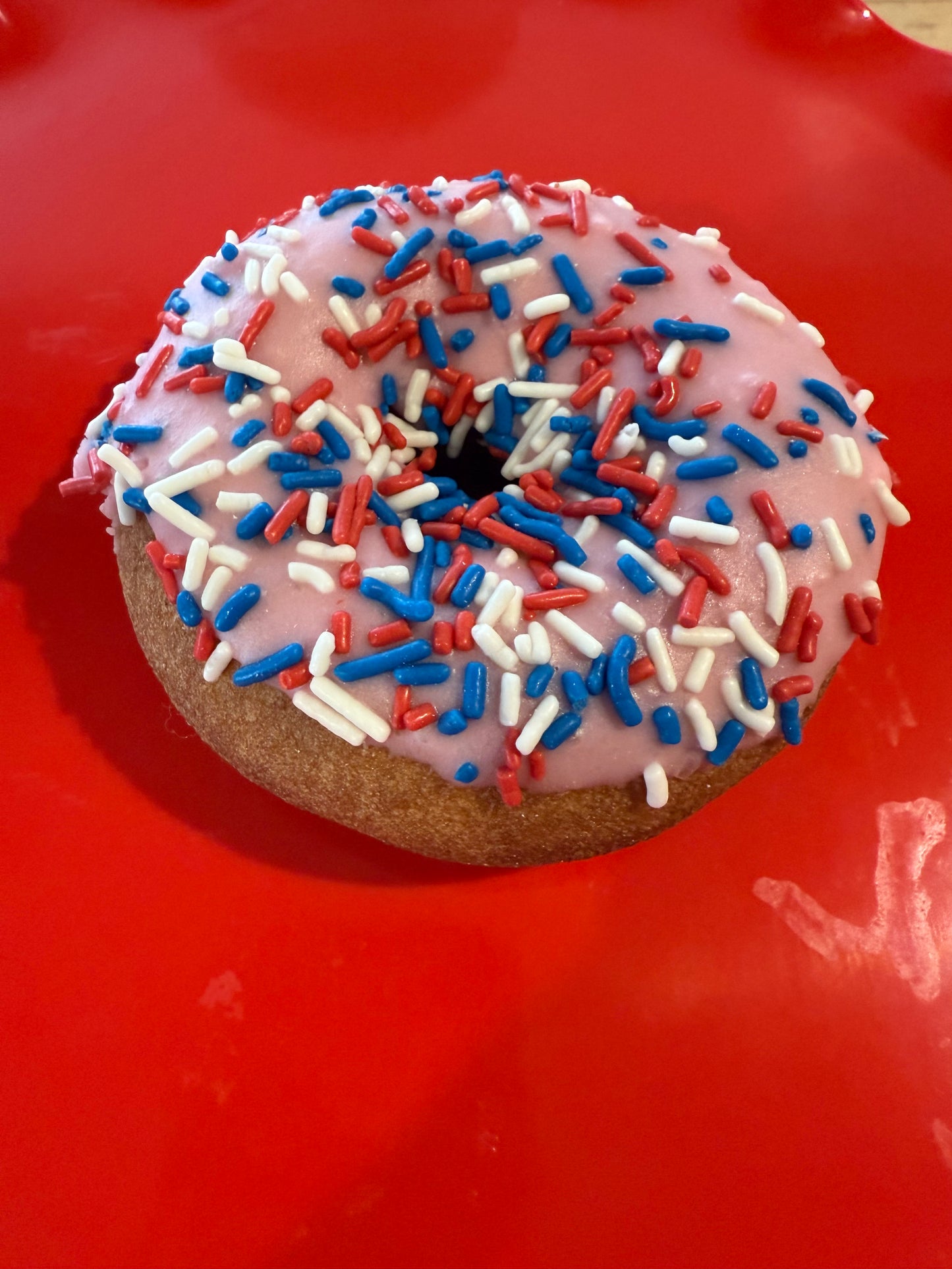 Cake Donut - Strawberry Icing
